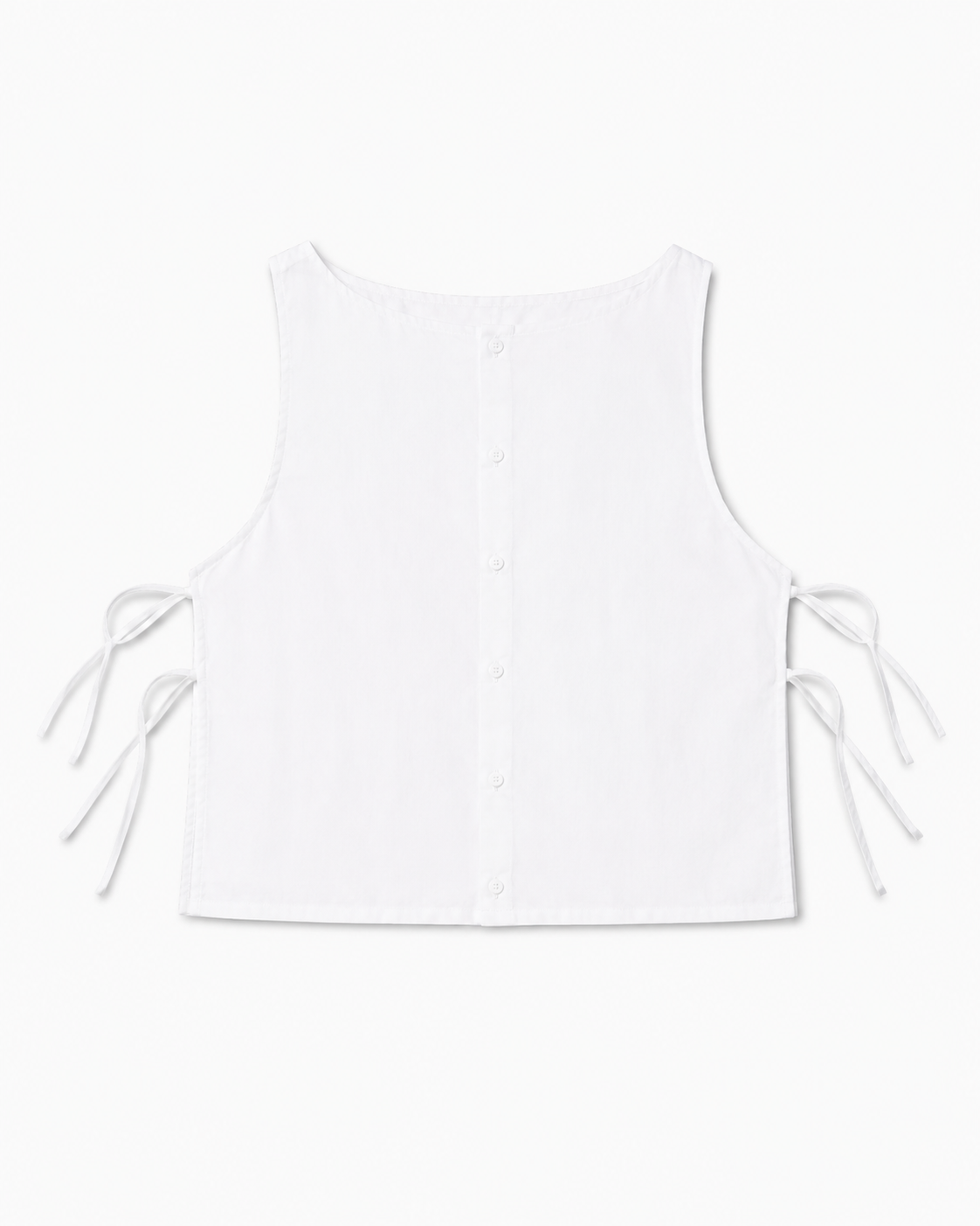 Courtyard Top - Simple white