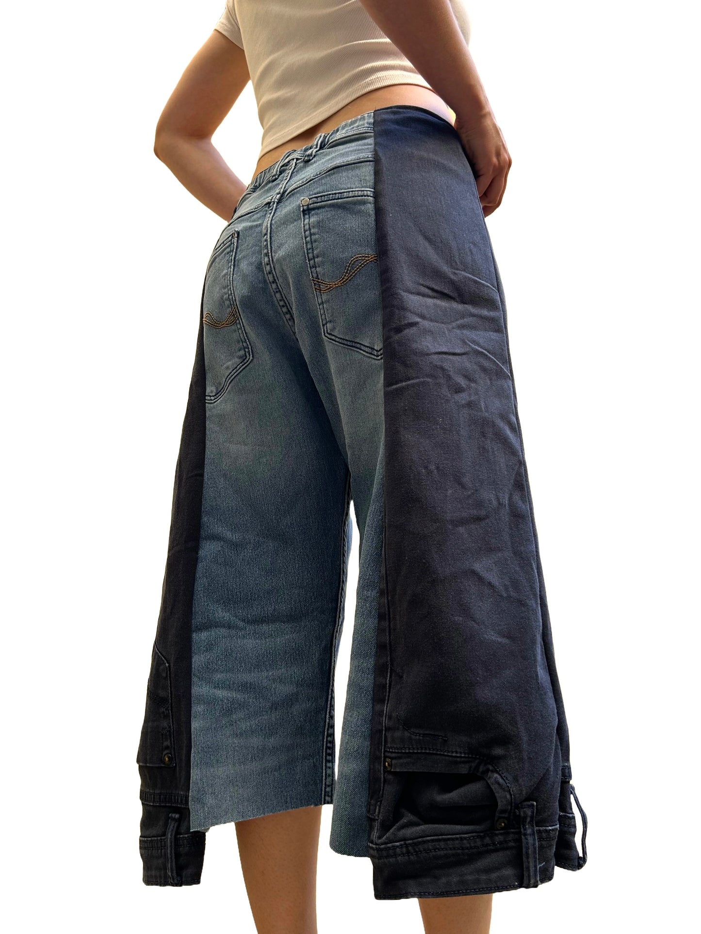 Navy jorts