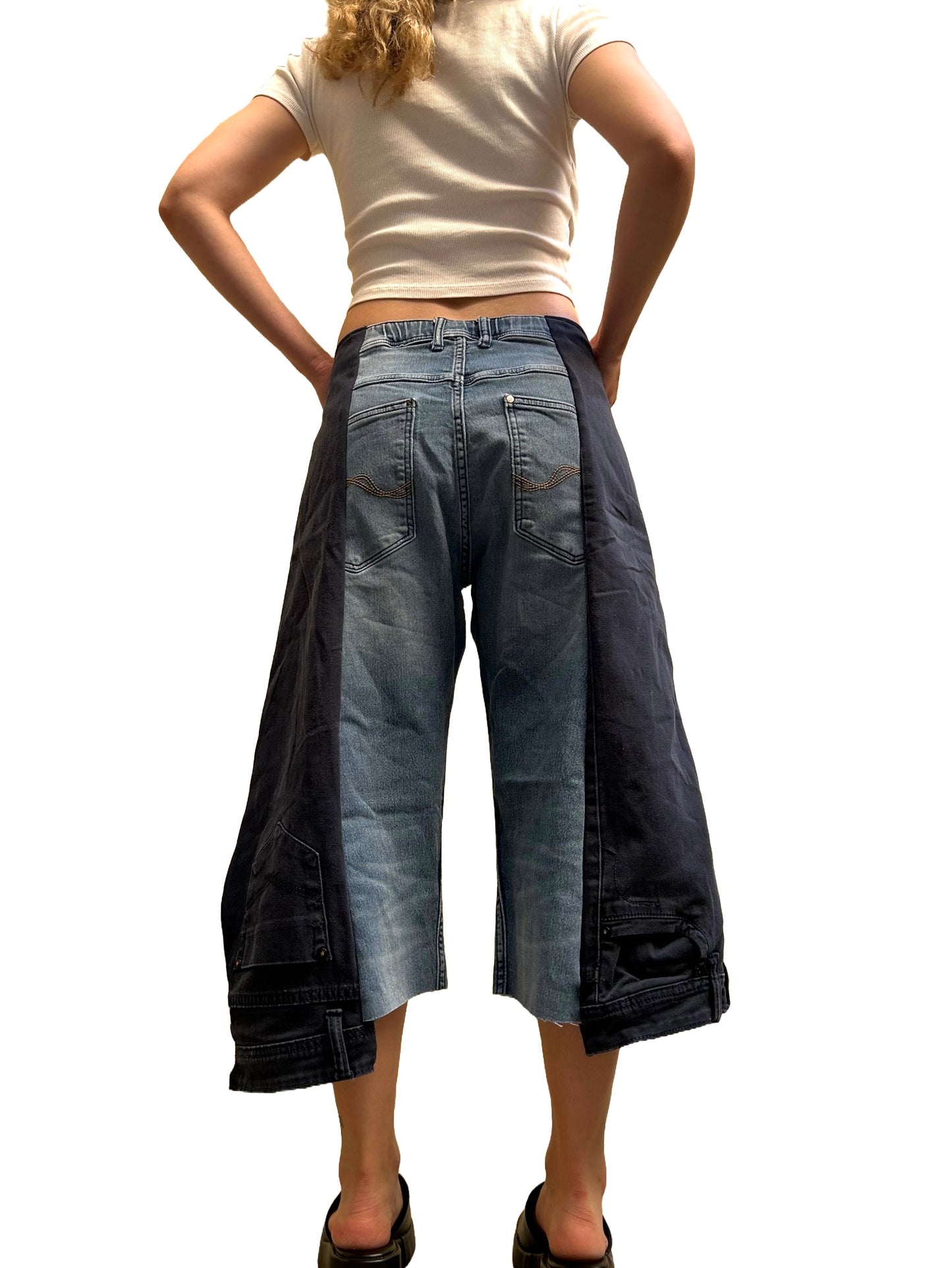Navy jorts