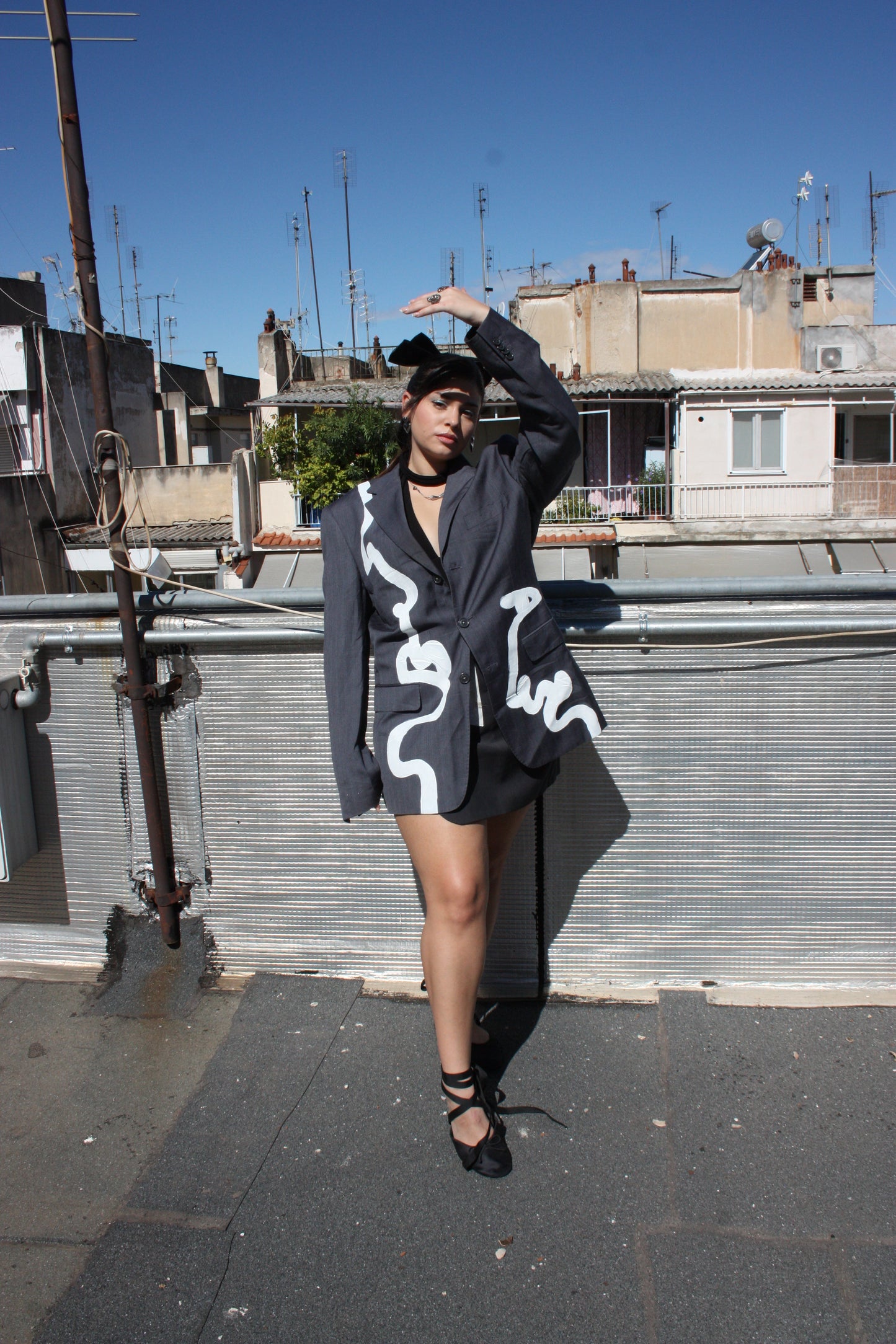 Hand - painted blazer