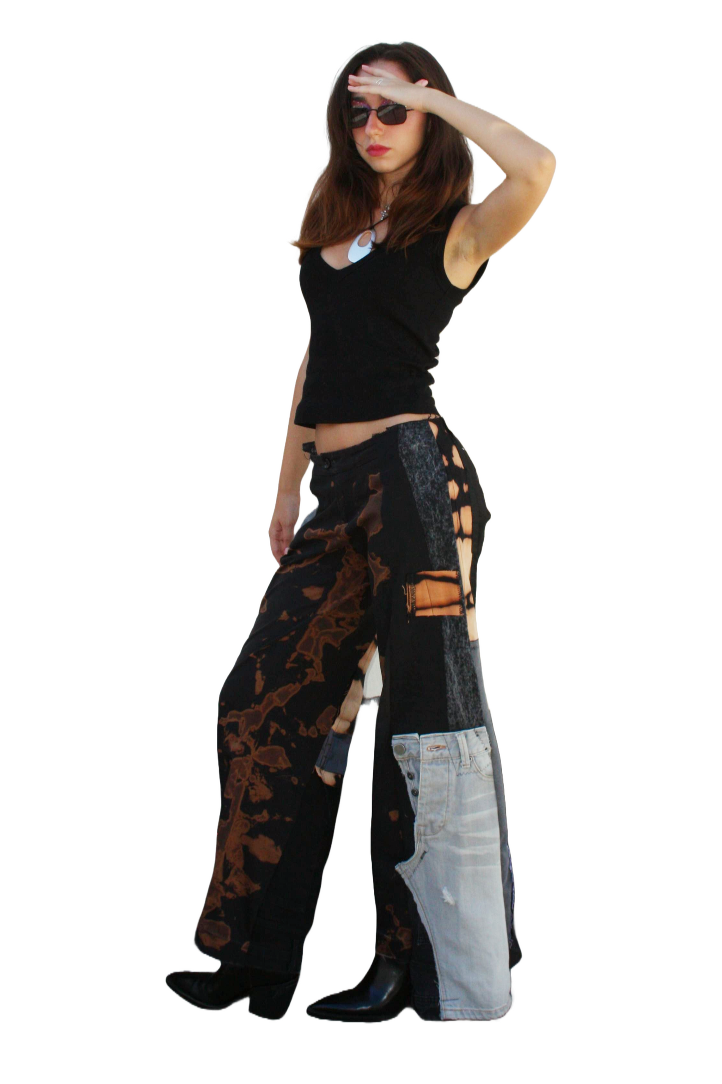 Rocky patchwork jeans