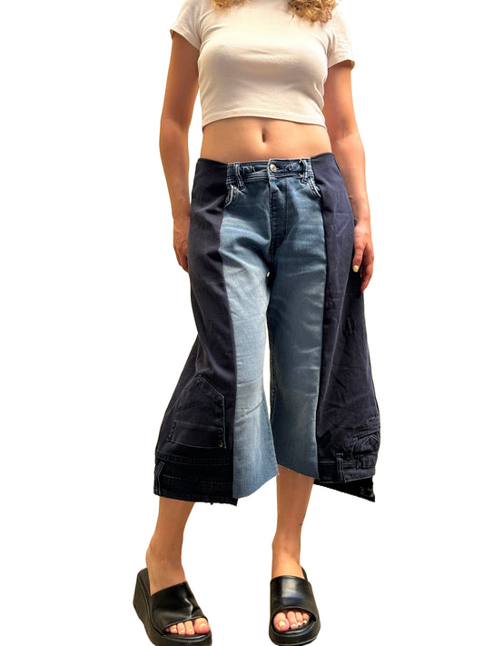 Navy jorts