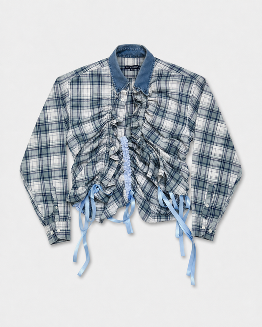 Afternoon shirt - plaid blue