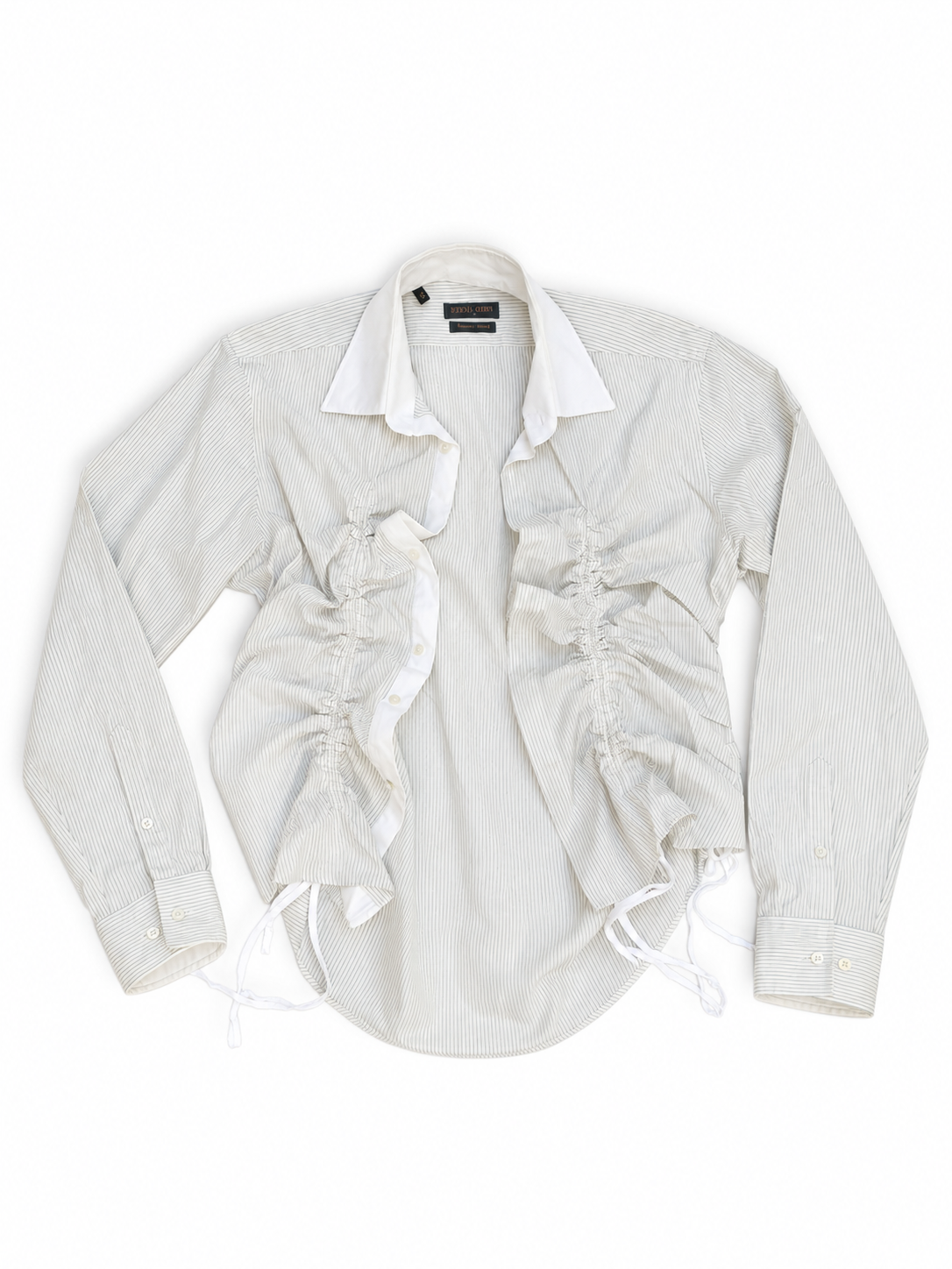 Afternoon shirt - Cream striped
