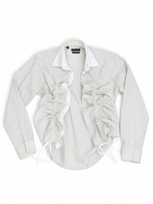 Afternoon shirt - Cream striped