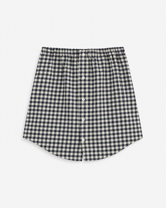Postcard Strapless - Checked