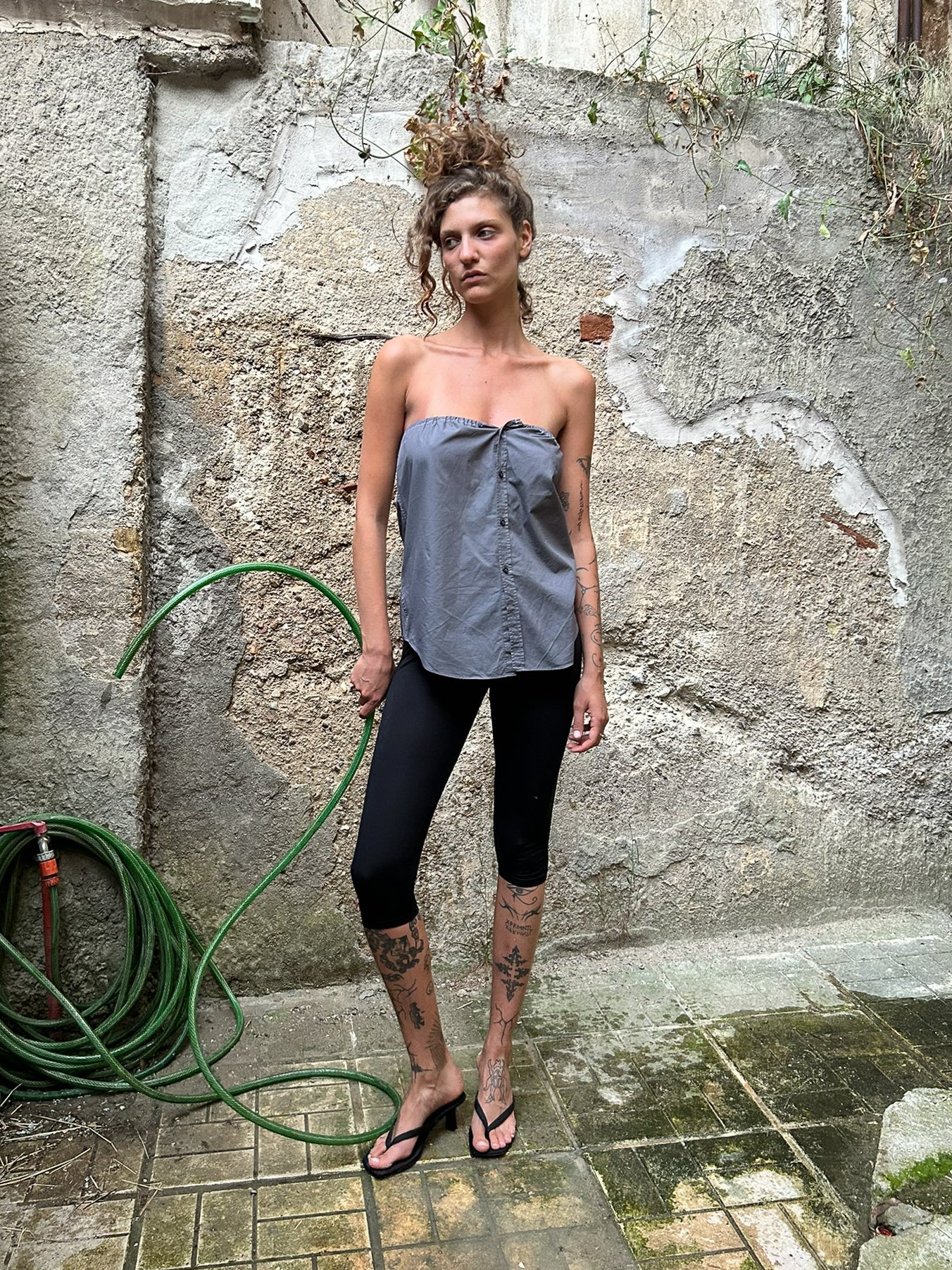 Postcard Strapless - Grey
