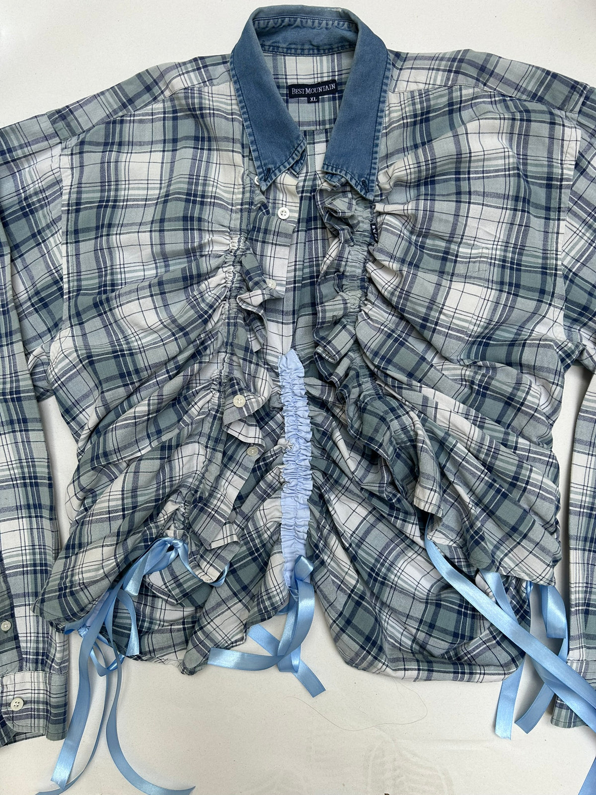 Afternoon shirt - plaid blue