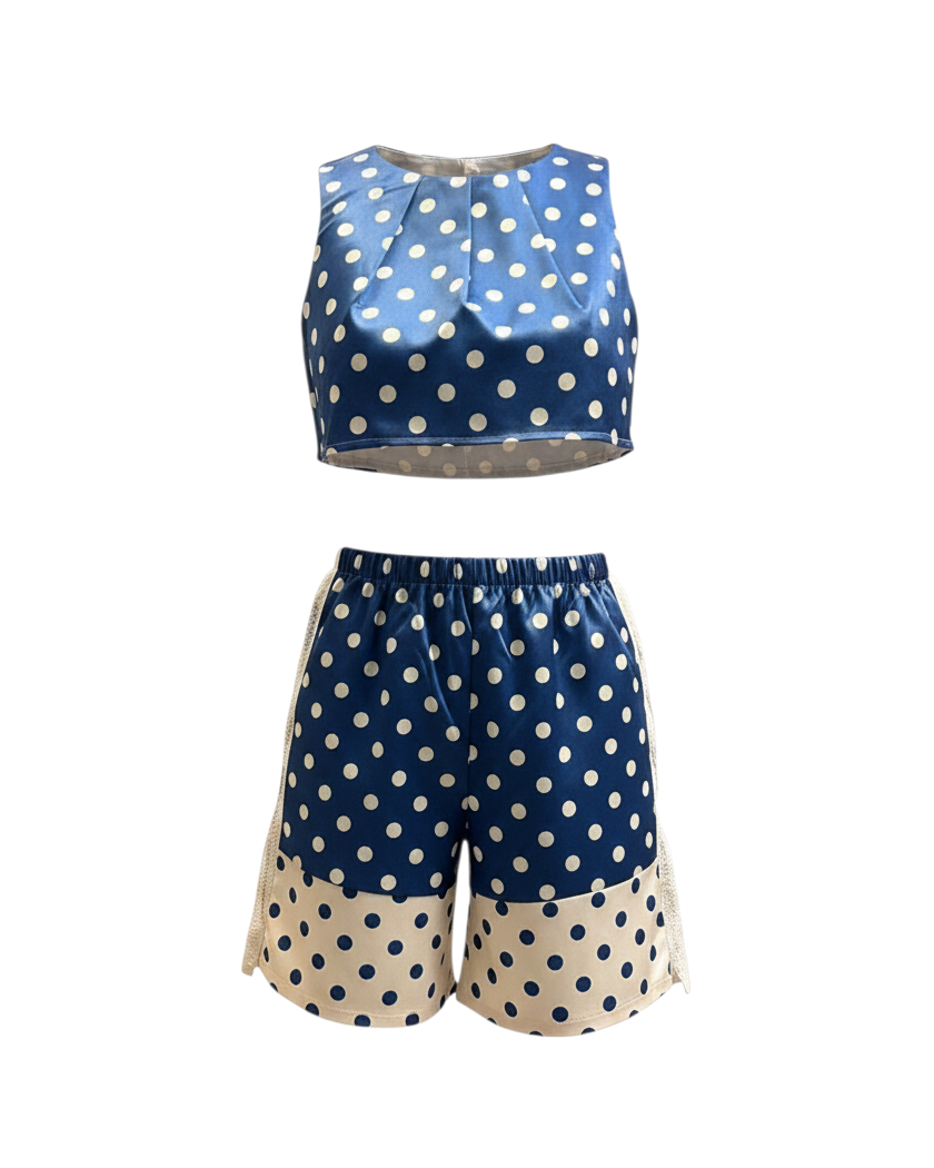 Dots satin set