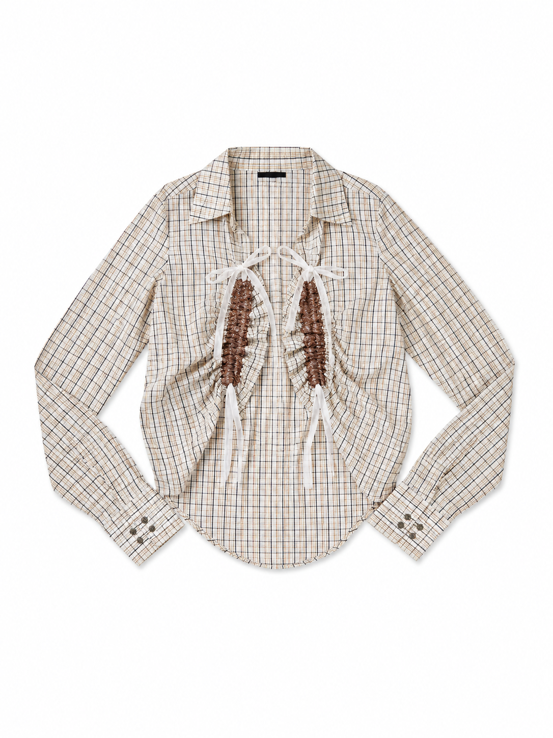 Blue Hour Shirt - Yellow plaid
