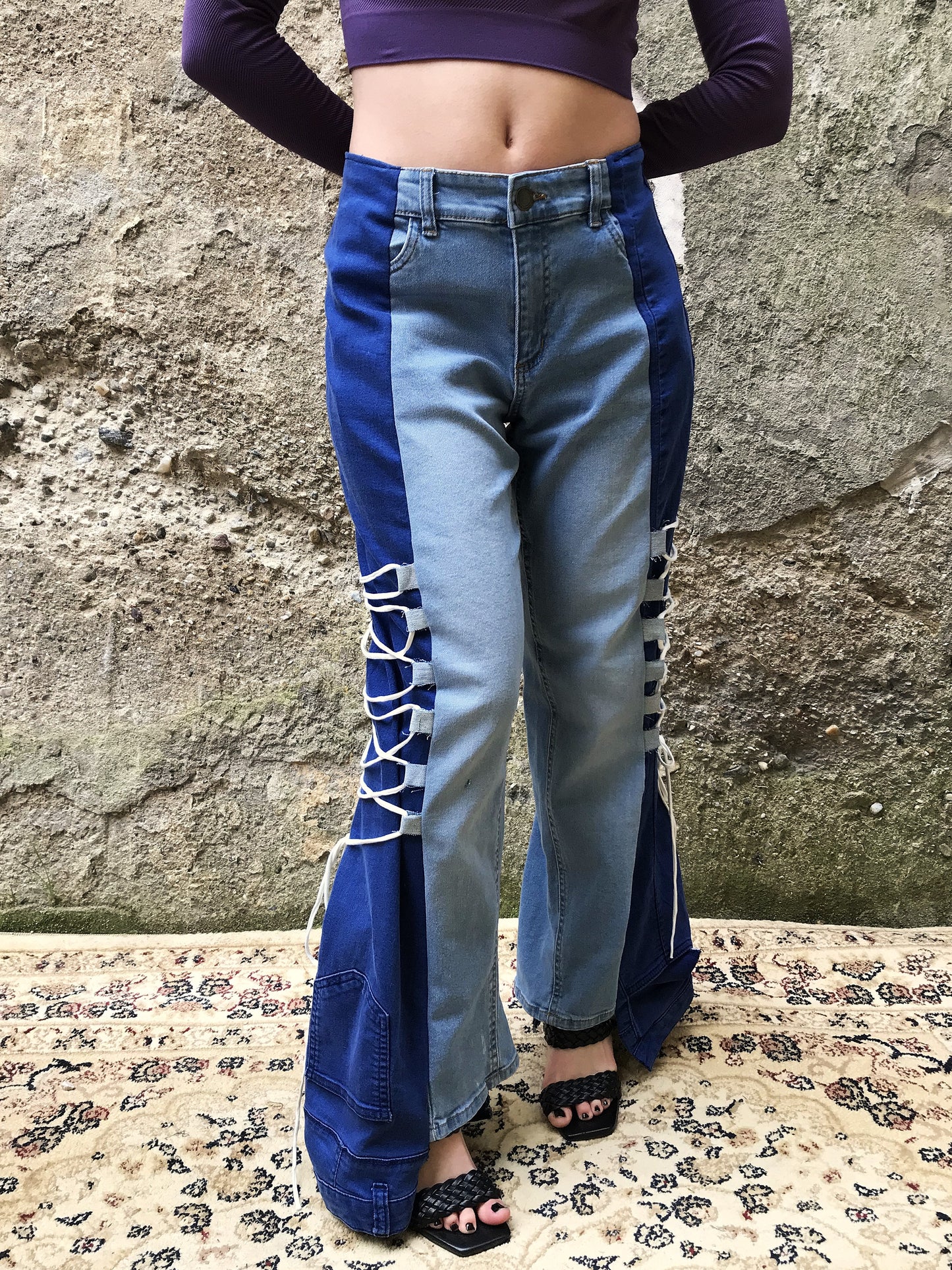 Glazed jeans
