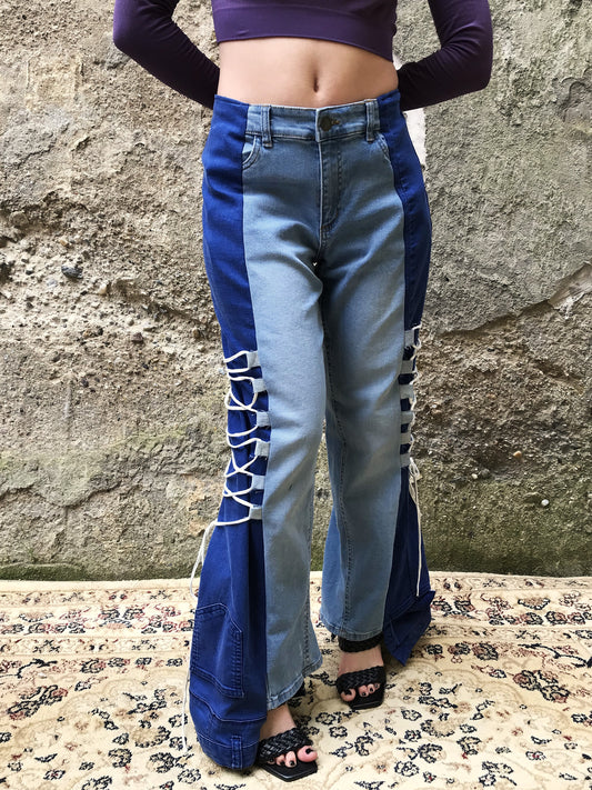 Glazed jeans