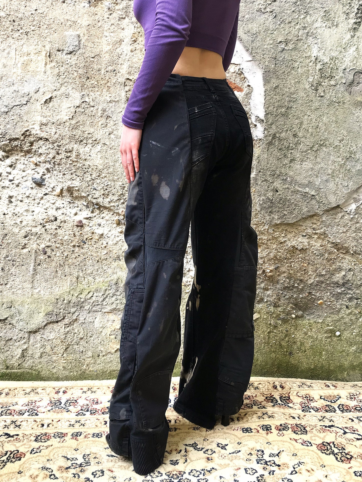 Tie Die Black jeans