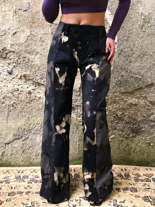 Tie Die Black jeans